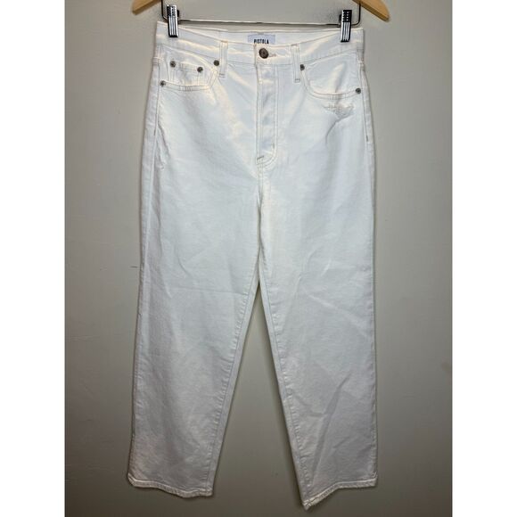 Pistola Women's P00016323OP Size 26 Sand Cassie Crop Super High Rise Straight - Picture 5 of 12